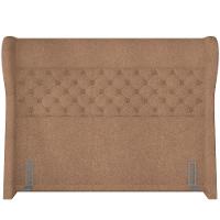 Kit Cabeceira Cama Box Casal 160cm Madrid Com Puff Recamier Santorini Bouclê Bege - 6