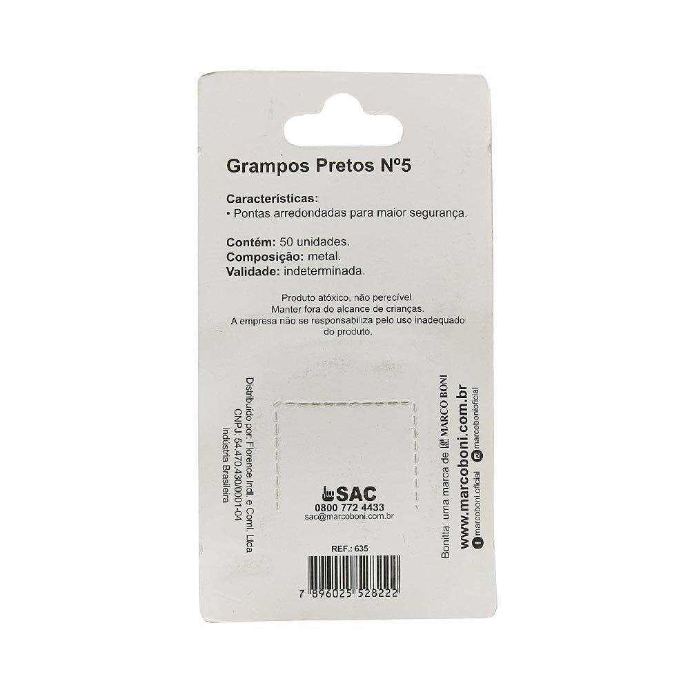 Grampos Para Cabelos Escuros N5 Com 50 und Bonitta - 3