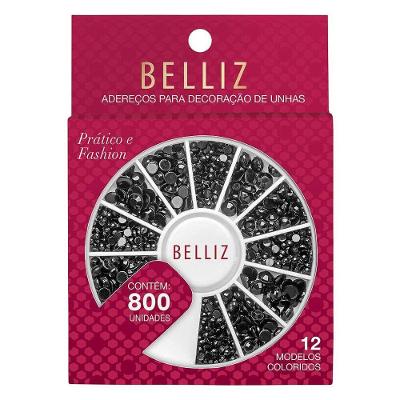 Kit Decoração De Unhas Película Adesivos 800 Unidades Belliz