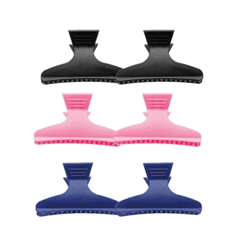 Kit 6 Piranhas De Cabelo Profissional Prender Separar Mechas 80mm Vertix - 1