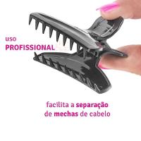 Kit 6 Piranhas De Cabelo Profissional Prender Separar Mechas 80mm Vertix