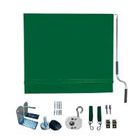 Toldo Cortina Verde - 3,20m X 1,50m - Kit Completo - 1