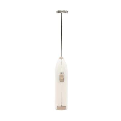 Mini Mixer Elétrico Para Bebidas Inox E Plástico Branco Lyor