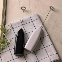 Mini Mixer Elétrico Para Bebidas Inox E Plástico Branco Lyor - 2