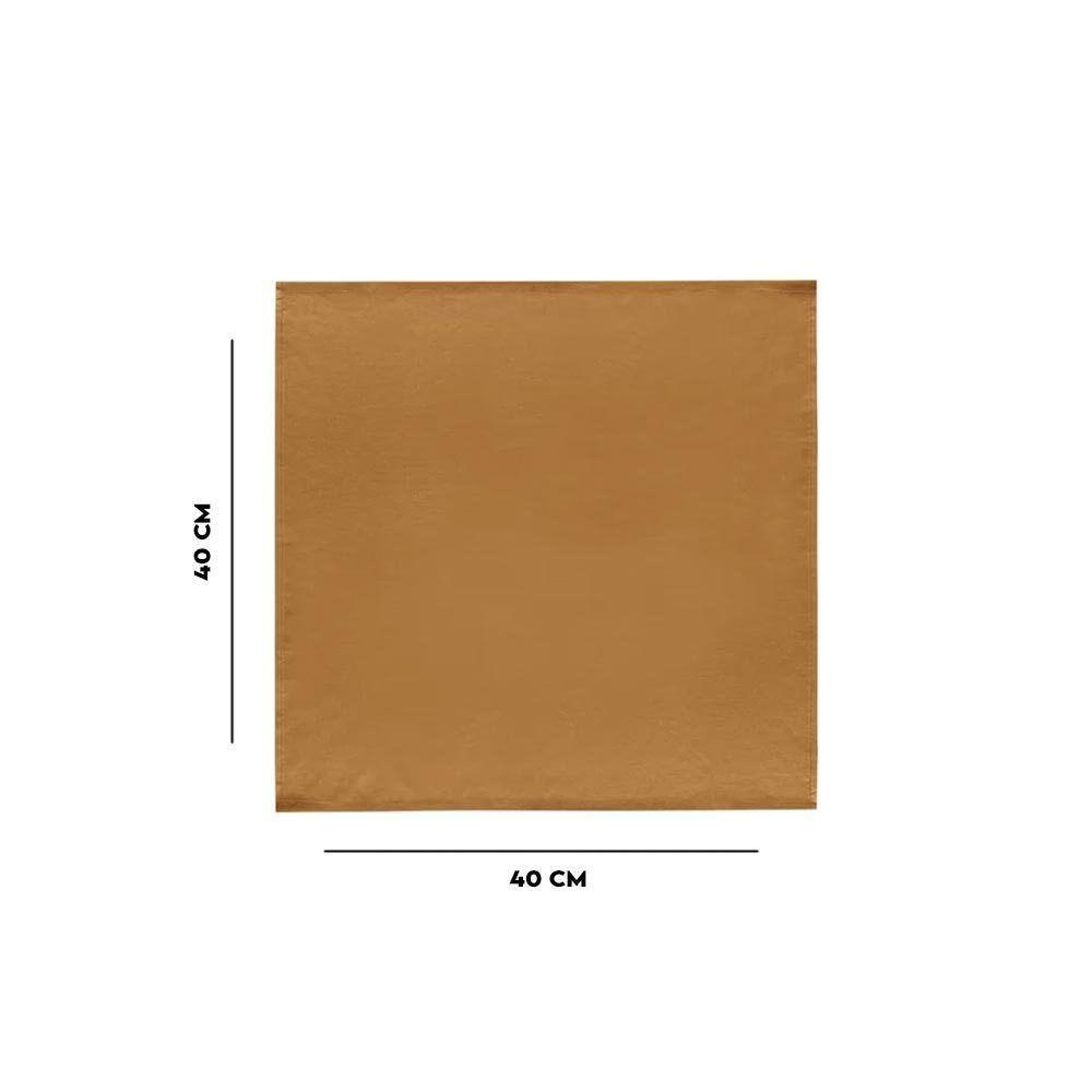Guardanapo Em Algodão Home Camurça 40x40cm - 4