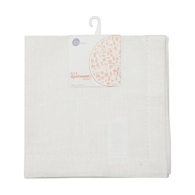 Guardanapo Off-white Ponto Ajour Algodão Luxo 40x40cm Wolff