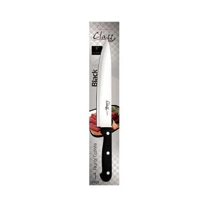 Faca Para Cozinha Aço Inox 8 Polegadas Class Black