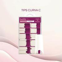 Kit Alongamento De Unhas Tips Curva C Belliz 100und - 3