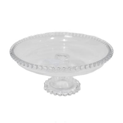Porta Bolo Torta 20cm Bubbles Cristal Pearl Wolff 9×19,5cm