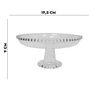 Porta Bolo Torta 20cm Bubbles Cristal Pearl Wolff 9×19,5cm - 7