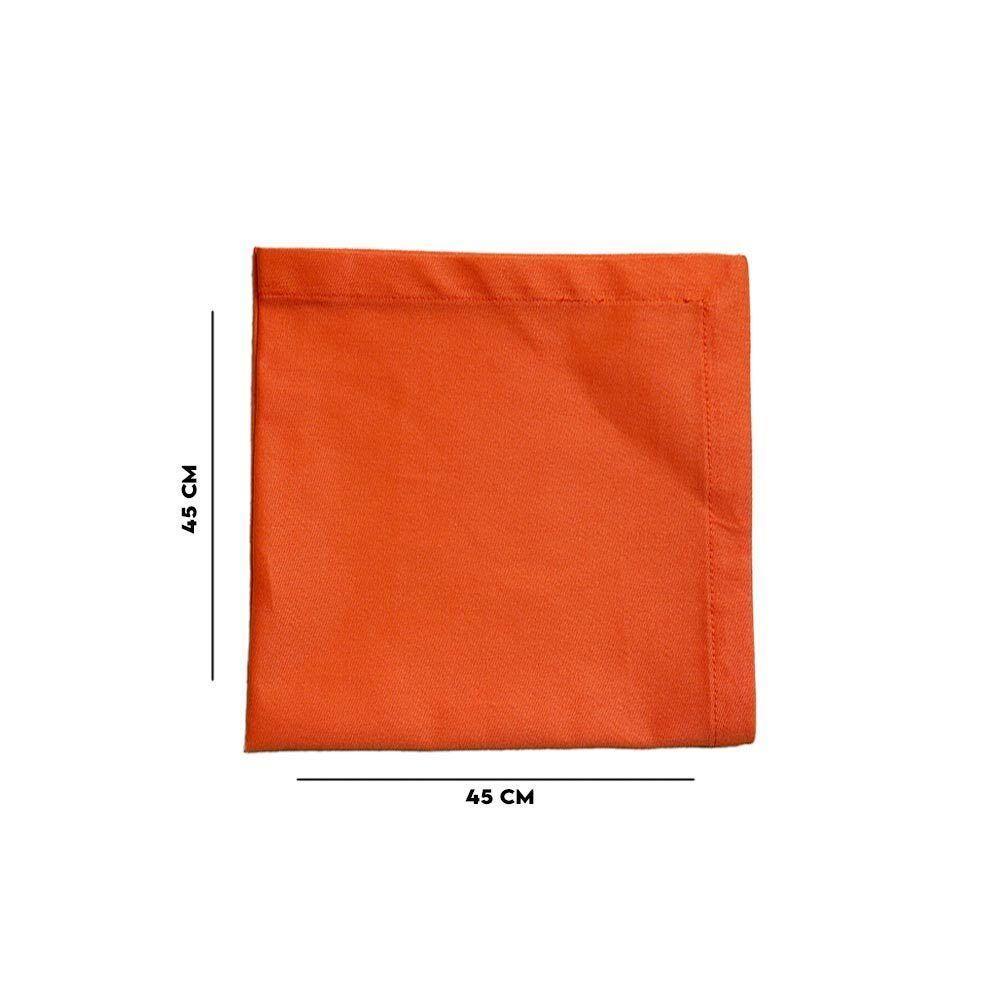 Guardanapo Tecido Em Linho Coral 45x45cm - 3