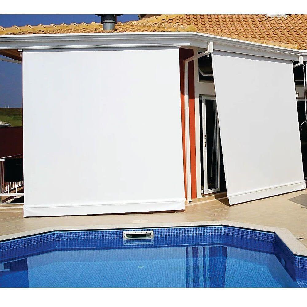 Toldo Cortina Branco - 2,60m X 1,70m - Kit Completo - 4