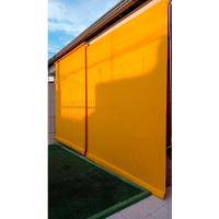 Toldo Cortina Amarelo - 2,50m X 2,20m - Kit Completo - 3
