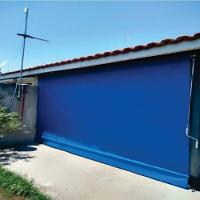 Toldo Cortina Azul - 3,40m X 1,60m - Kit Completo - 4
