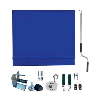 Toldo Cortina Azul - 1,50m X 1,60m - Kit Completo
