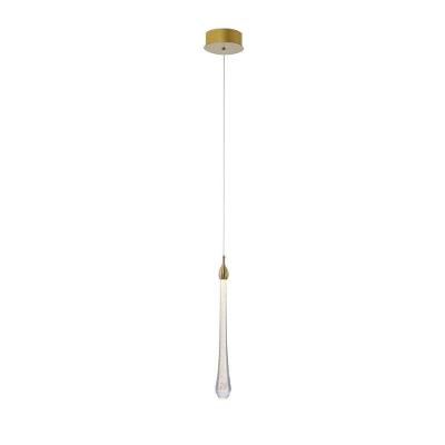 Bella Pendente Goccia Oc002s Led 3w 3000k Dourado