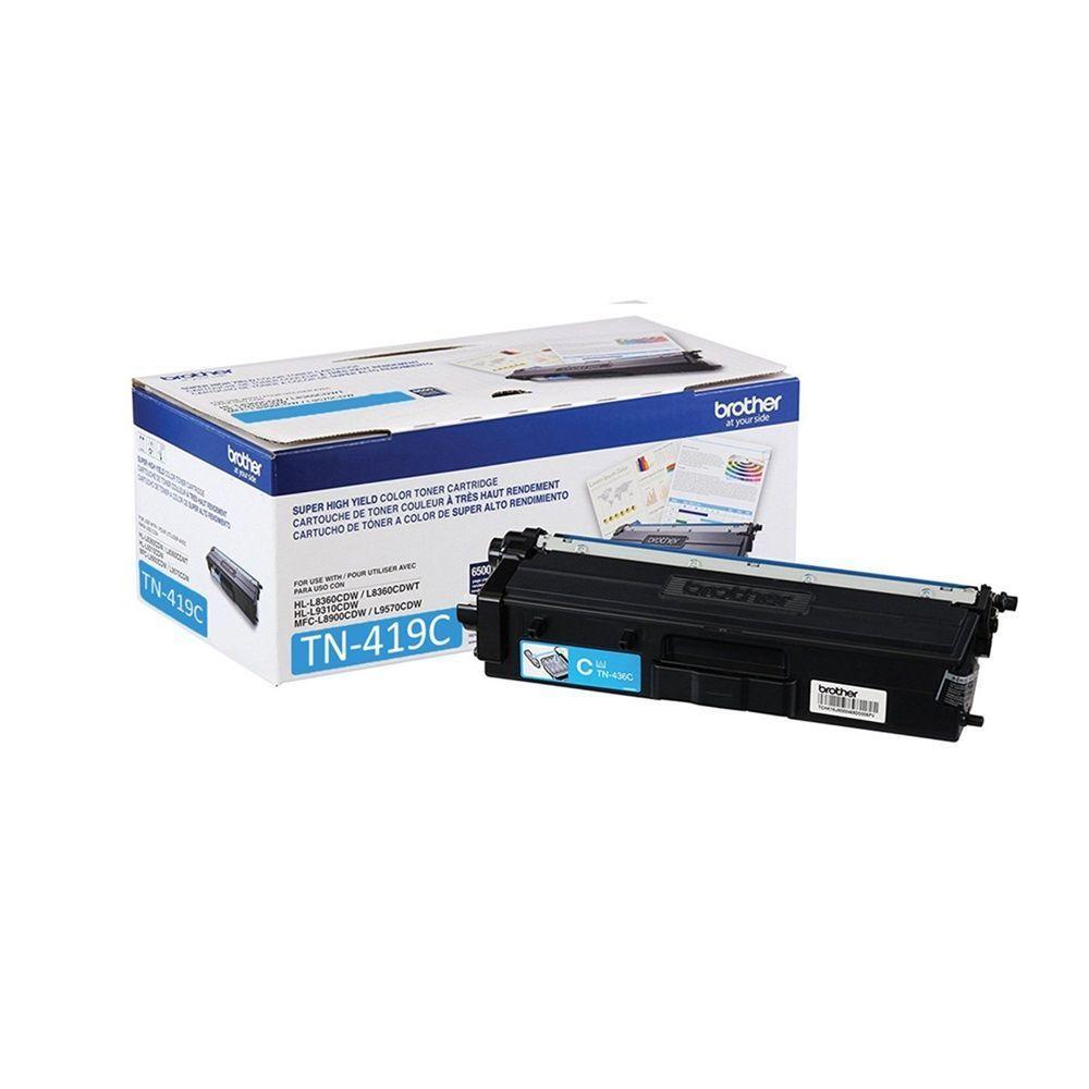 Toner Brother Tn-419c Ciano Tn419c Hl-l8360cdw Mfc-l8610cdw Mfc-l8900cdw Mfc-l9570cdw Original 9k - 1