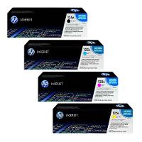 Kit 04 Toner 125a Original Cb540 Hp Para Impressora Laser Cp1518 Cb540a Cb541a Cb542a Cb543a - 1