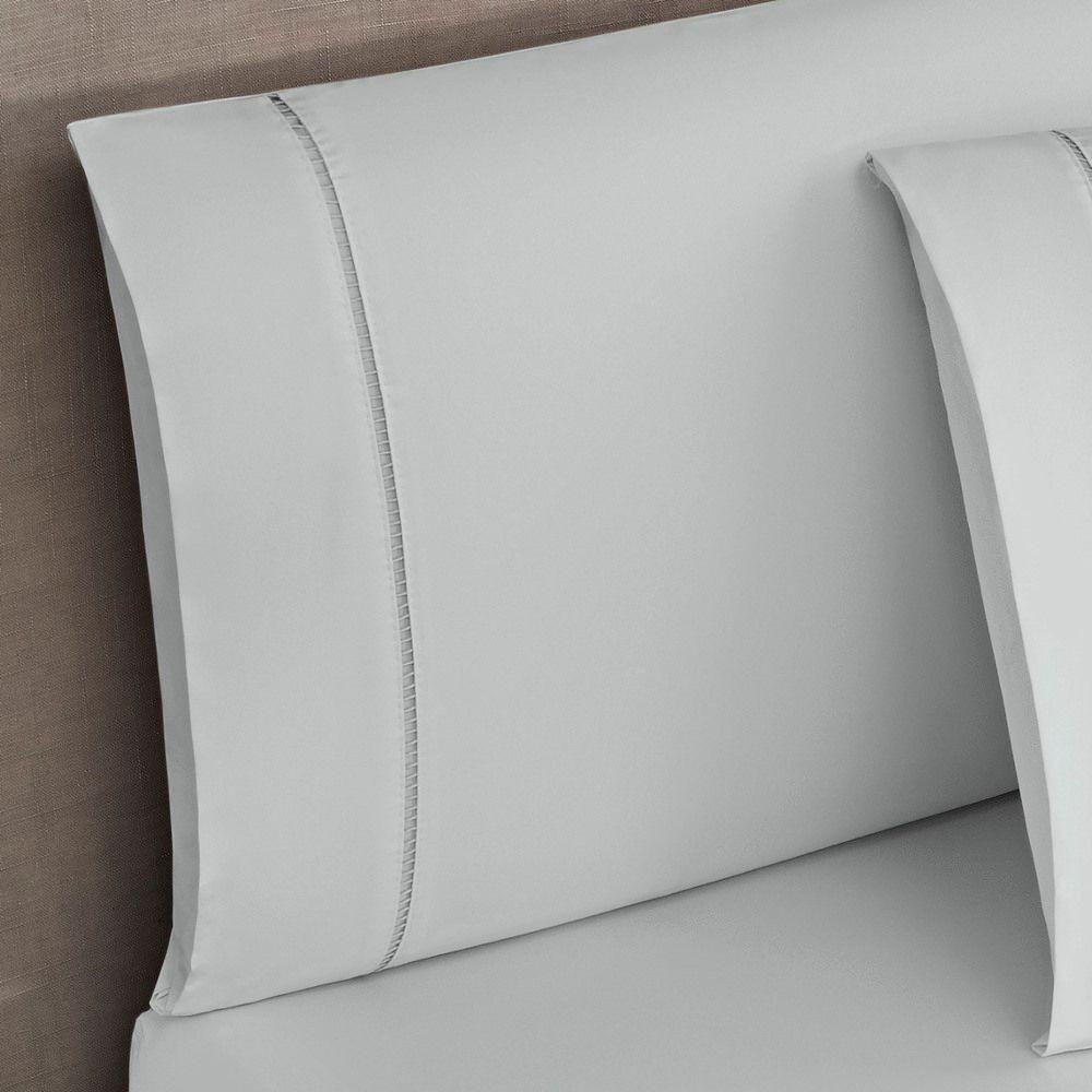 Jogo De Cama Elegance Casal Padrão 03 Peças - Cinza - 2