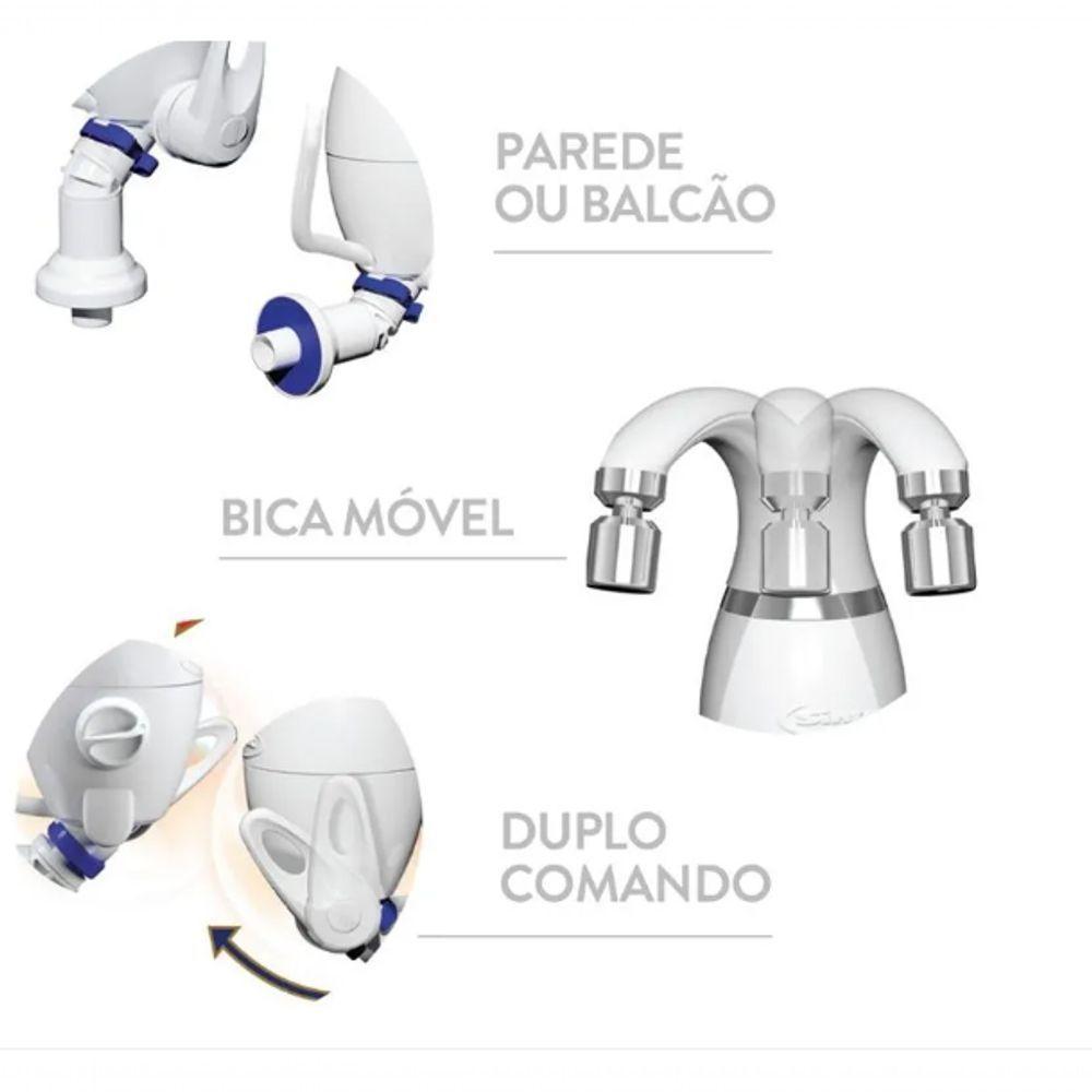 Torneira Eletrônica 5500w 127v Sintex Branca - 2