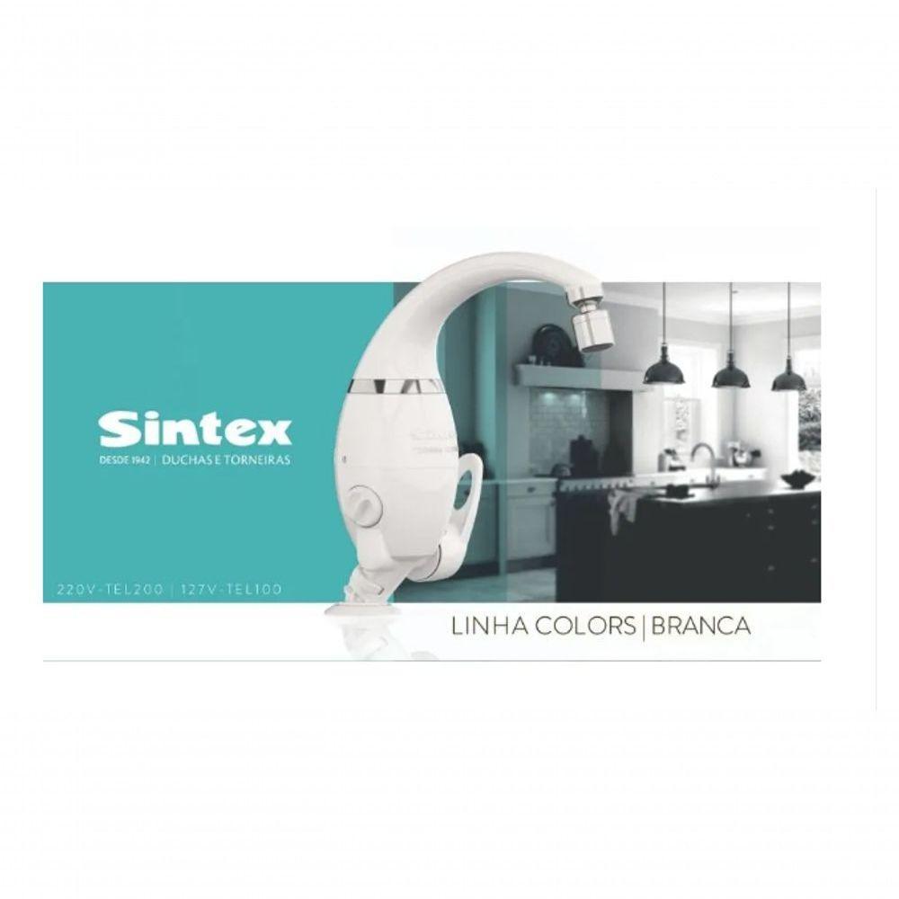 Torneira Eletrônica 5500w 127v Sintex Branca - 5