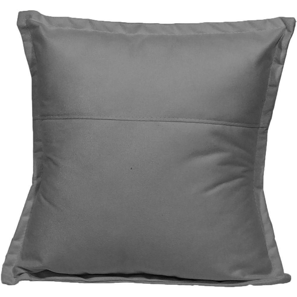 Almofada 42,5x42,5 Suede Cores - Cinza, Suede - 3