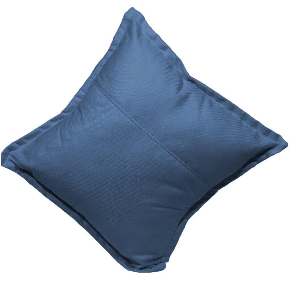 Almofada 42,5x42,5 Suede Cores - Azul-marinho, Suede - 2