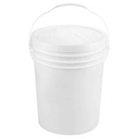 Balde 18 Lts Com Tampa Branco R.3039 Jaguar - 1