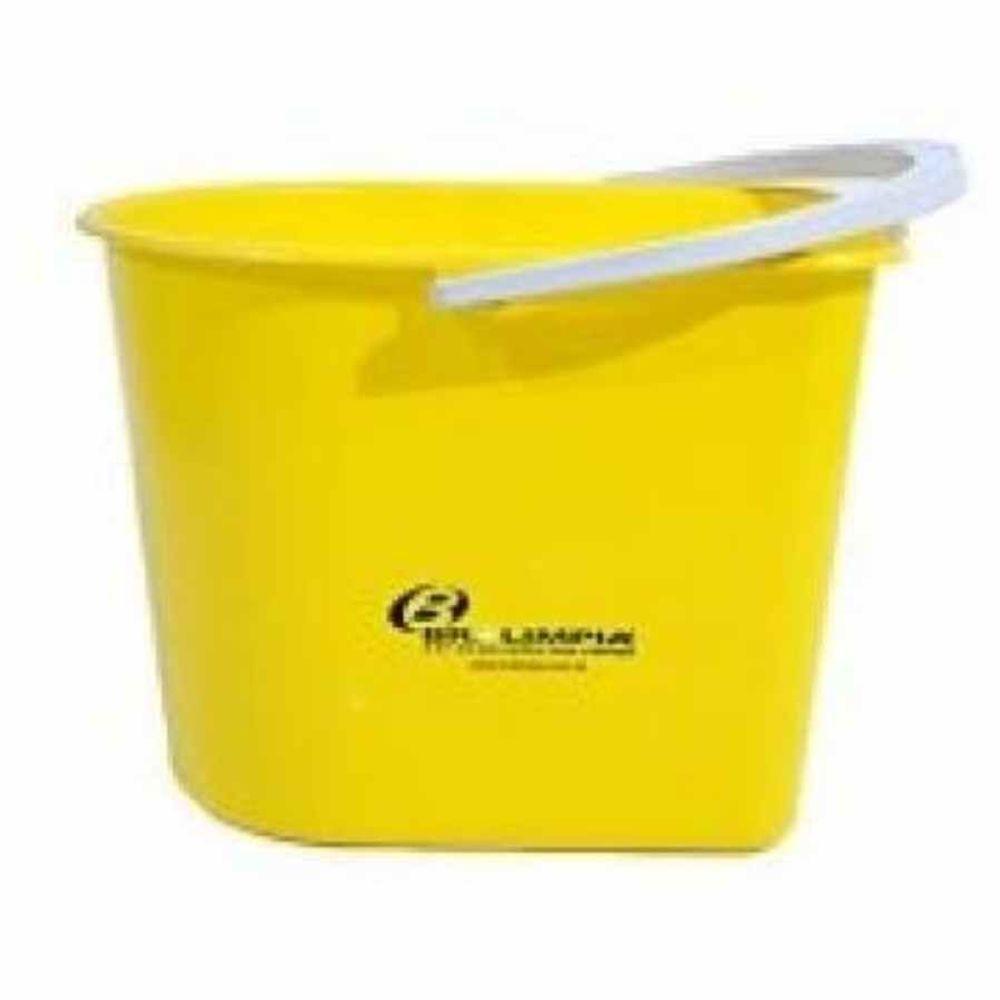 Balde 12 Litros Mopinho Com Alça Bralimpia Amarelo - 1