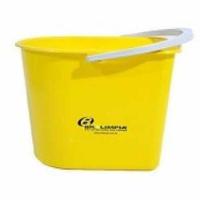 Balde 12 Litros Mopinho Com Alça Bralimpia Amarelo - 1