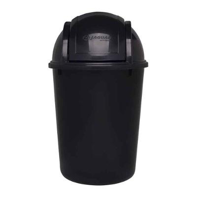 Lixeira Com Tampa Basculante 7,5l Eco Nature Preto Jaguar