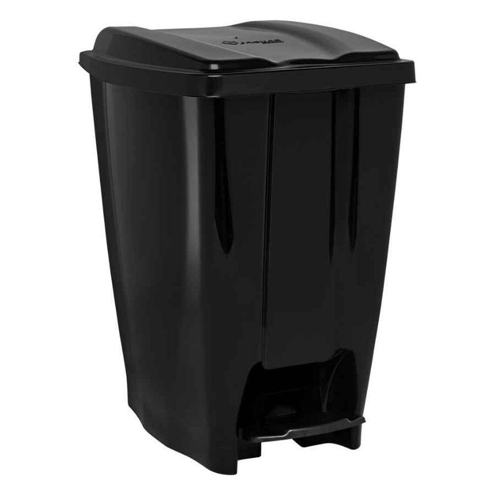 Lixeira C/pedal Preto 7 Litros Eco Nature Jaguar - 1