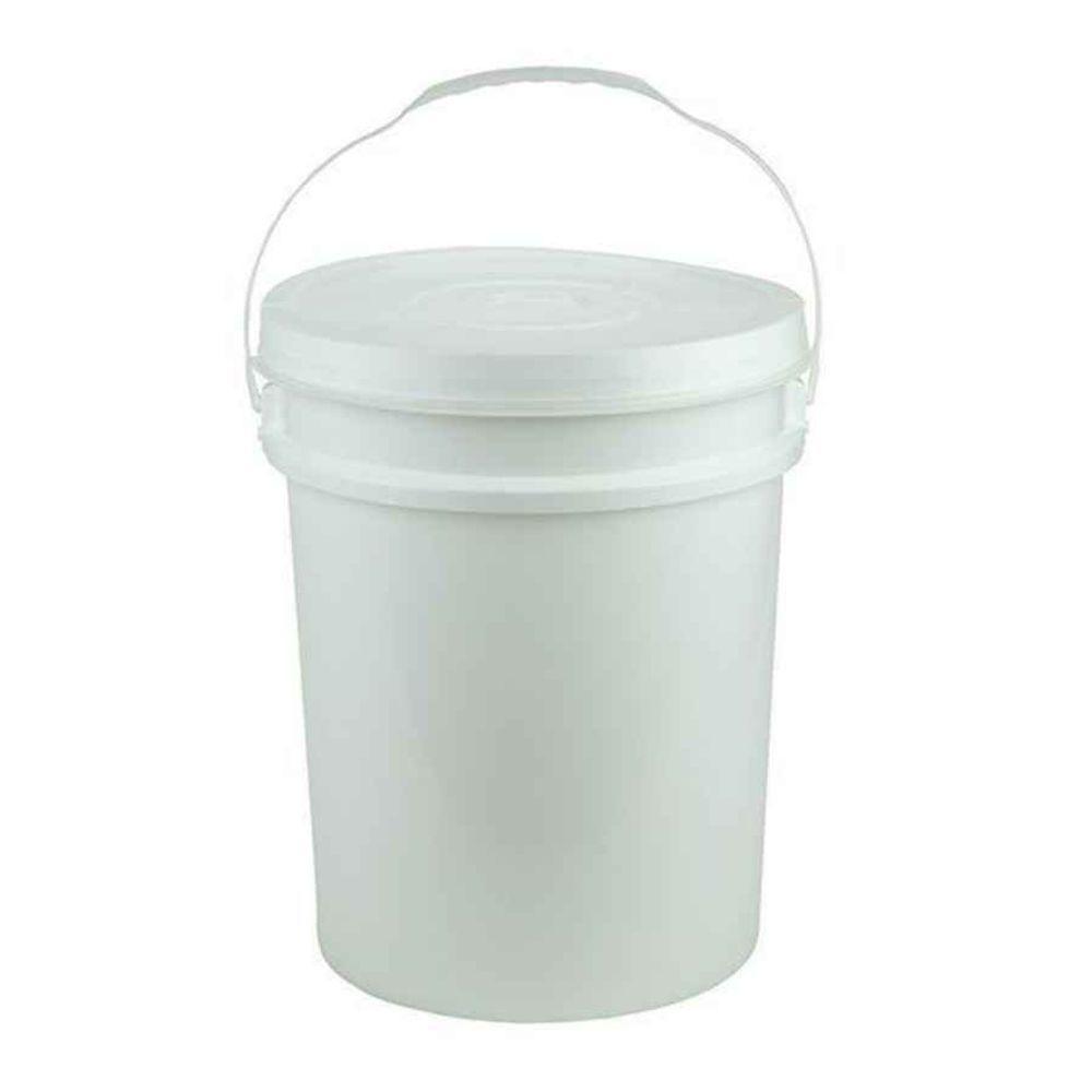 Balde Industrial 12,5l Com Tampa Branco R.0734 Jaguar - 1