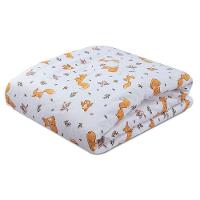 Edredom Dupla Face Para Berço Percal 200 Fios 100% Algodão 1 Peça - Raposinha - 1