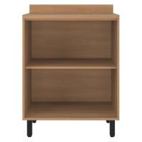 Balcão De Cozinha 70cm Para Cooktop Com Tampo E 2 Portas Havana Multimóveis Cr20309 Rovere/grafite - 2