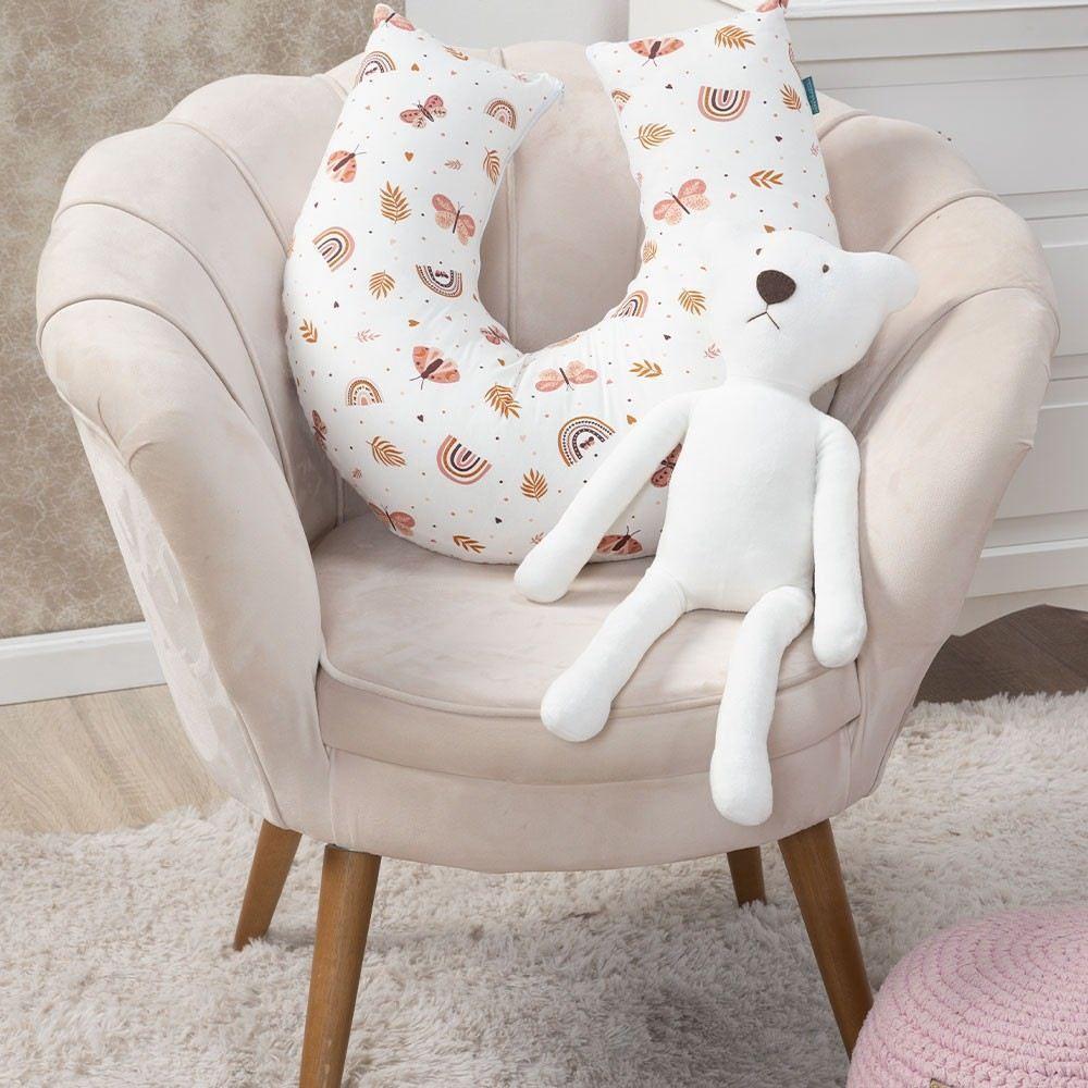 Almofada De Amamentação Baby Percal 200 Fios Algodão - Hippie Chic - 2