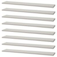 Kit 8 Prateleiras 50 X 20cm Branca Suporte Invisível - 1