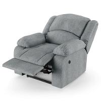 Poltrona Do Papai Reclinável Melim Controle Power Elétrico Usb Linho Fh1 - D\'rossi Cor Cinza - 2