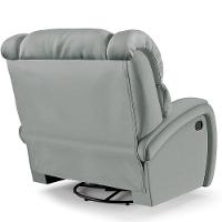 Poltrona Do Papai Reclinável Napoli Glider Giratória Usb Pu Cinza Fh1 - D\'rossi - 3