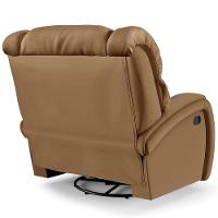 Poltrona Do Papai Reclinável Napoli Glider Giratória Usb Pu Fh1 - D\'rossi Cor Caramelo - 3