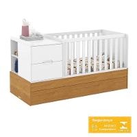 Berço Americano Multifuncional Formare Branco Freijó Com Colchão Gazin - Matic - 5