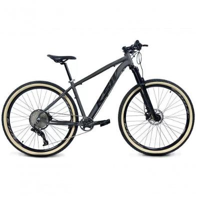 Bicicleta 29 Ksw Xlt 12v Freios Hidráulicos 1x12v Trava No Ombro Pneu Bege - Grafite Tam.15