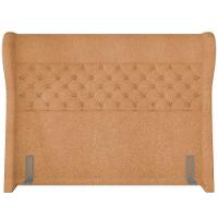 Kit Cabeceira Cama Box Casal 160cm Madrid Com Puff Recamier Santorini Bouclê Mostarda - 6