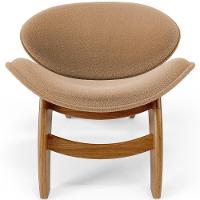 Poltrona Decorativa Orgânica Sala Living Kadosh L02 Bouclê Mostarda - 2