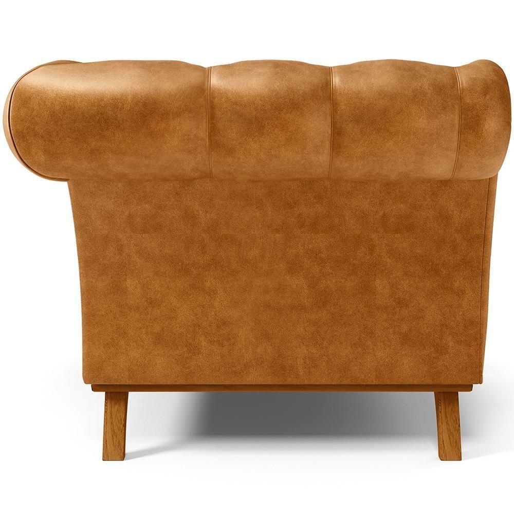 Sofá 2 Lugares Império 150cm D02 Couríssimo Whisky B-90 - 7