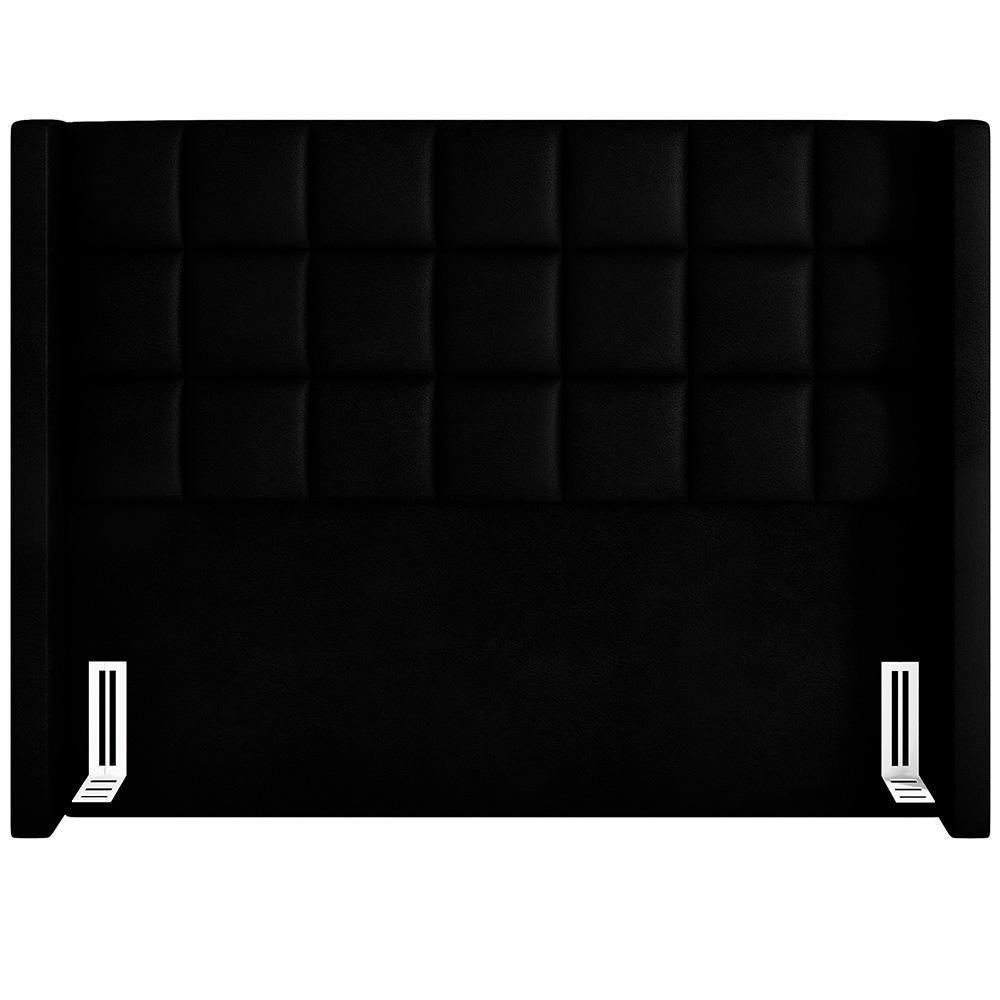 Cabeceira Cama Box Casal 140cm Paris Couríssimo Preto - 3