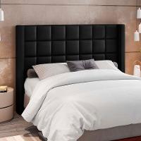Cabeceira Cama Box Casal 140cm Paris Couríssimo Preto