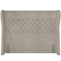 Kit Cabeceira Cama Box Casal 160cm Madrid Com Puff Recamier Santorini Bouclê Creme - 6