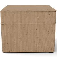 Poltrona De Amamentação Com Balanço E Puff Mavie L02 Linho Bege Escuro - 6