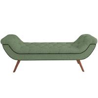 Kit Cabeceira Cama Box Casal 195cm Madrid Com Puff Recamier Santorini Bouclê Oliva - 9